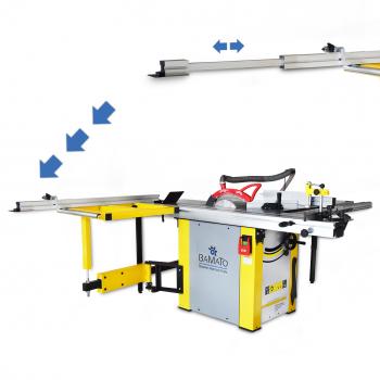 BAMATO sliding table saw BFKS-2000 incl. XXL scope of delivery and standard scoring unit